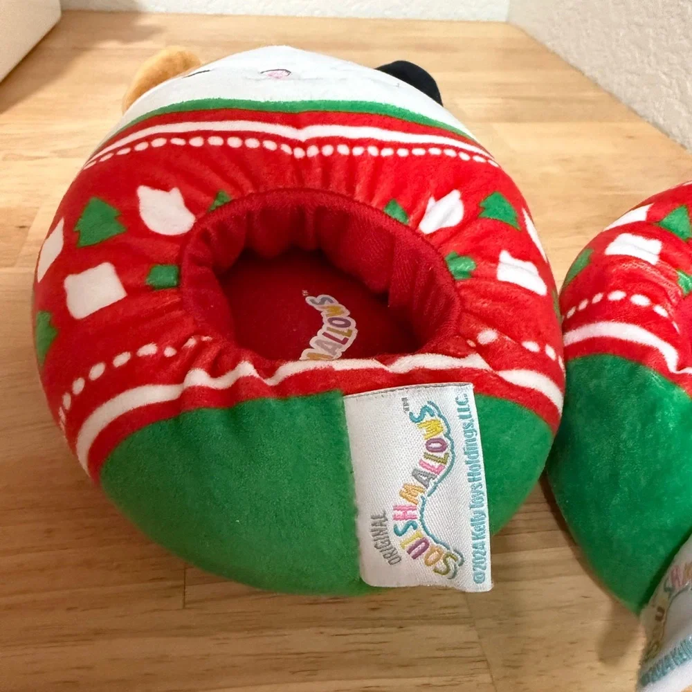 Squishmallows Cat Plush Slippers